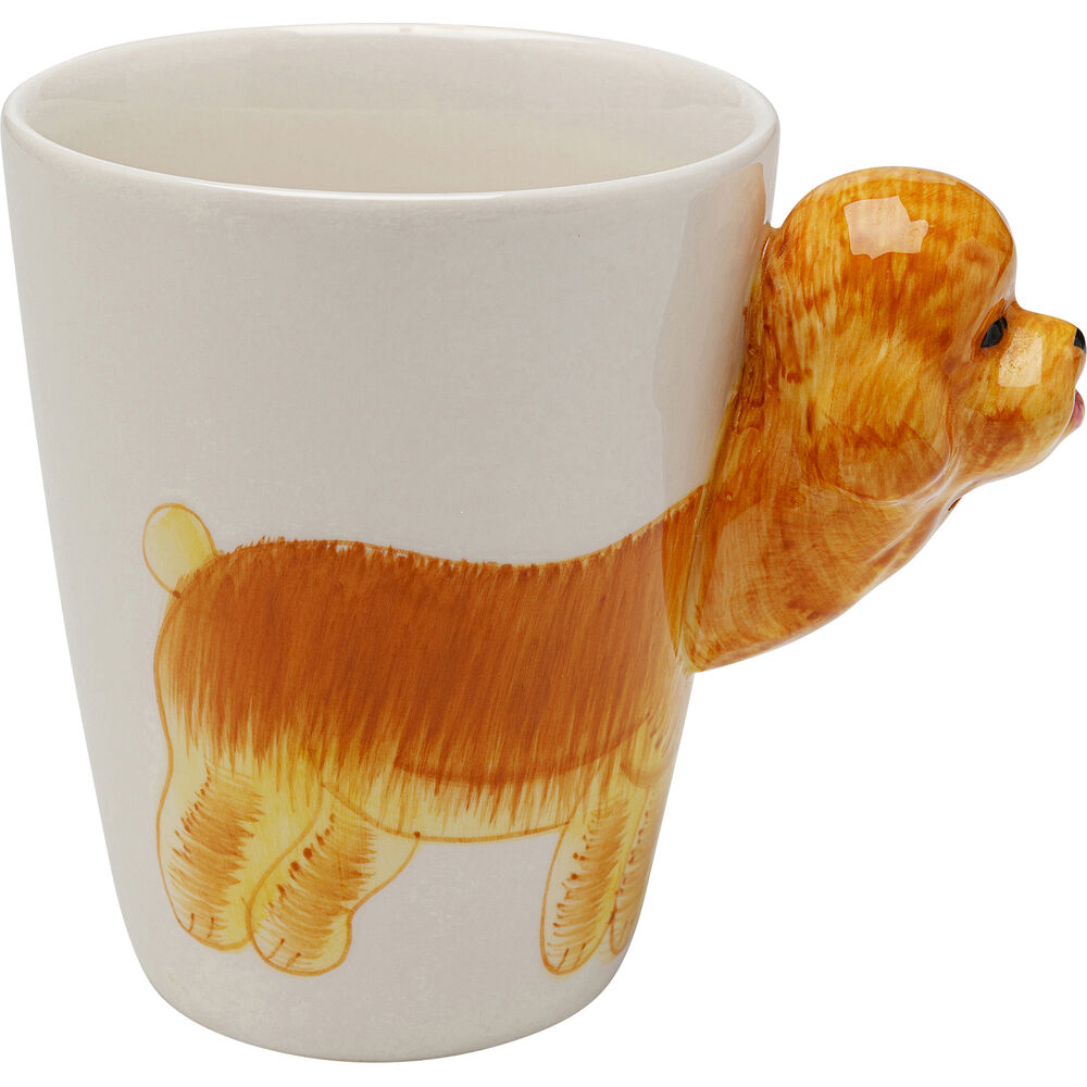Mug Funny Animal Poodle 11cm (4/Set)