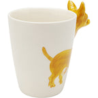 Mug Funny Animal Dog 12cm (4/Set)