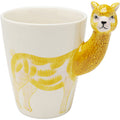 Mug Funny Animal Alpaca 12cm (4/Set)