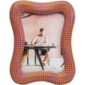 Picture Frame Wavy Orange 13x18cm