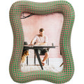 Picture Frame Wavy Green 13x18cm