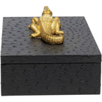 Box crocodile Black (2/Set)