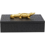 Box crocodile Black (2/Set)