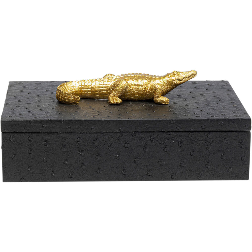 Box crocodile Black (2/Set)