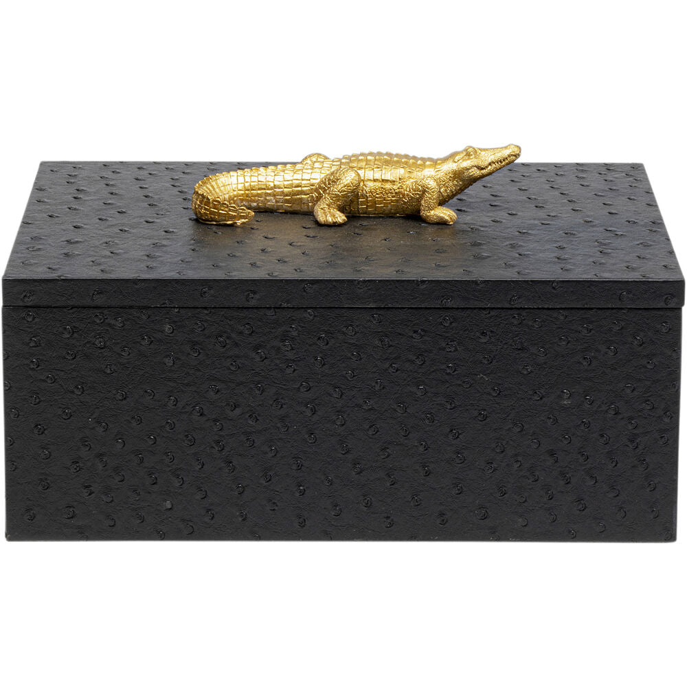 Box crocodile Black (2/Set)