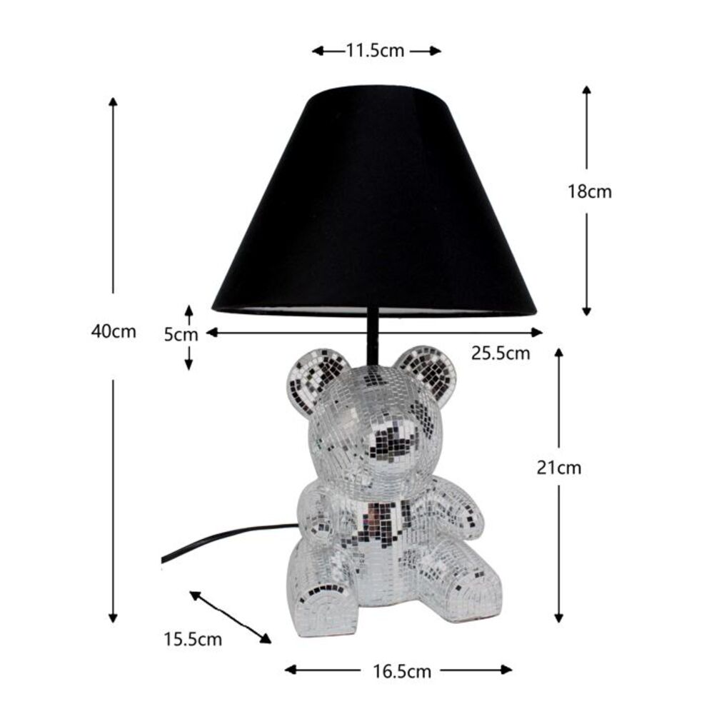 Table Lamp Bear Disco 40cm