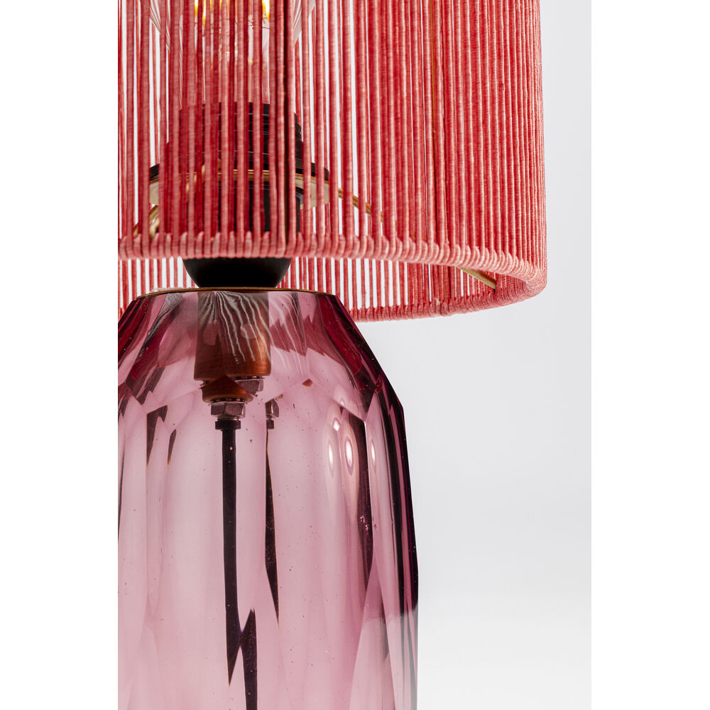 Table Lamp Vecchio Pink 42cm
