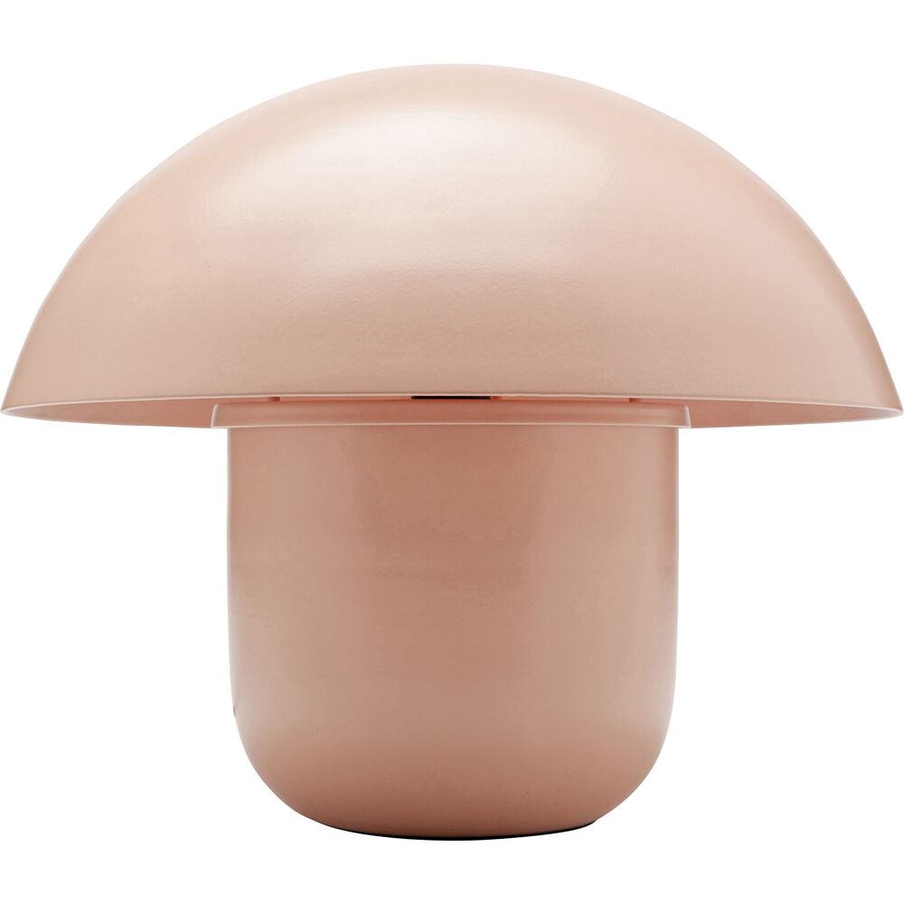 Table Lamp Mushroom Matt Peach 27cm