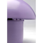 Table Lamp Mushroom Matt Purple 27cm