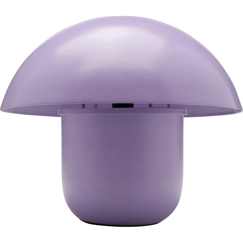 Table Lamp Mushroom Matt Purple 27cm