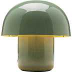 Table Lamp Mushroom Shiny Sage 20cm