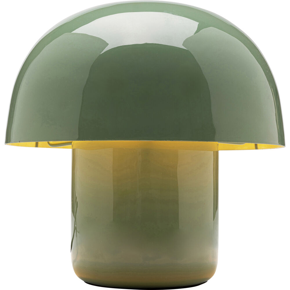 Table Lamp Mushroom Shiny Sage 20cm