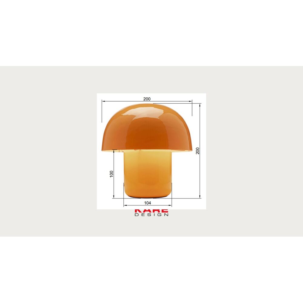 Table Lamp Mushroom Shiny Duo Sunday 20cm