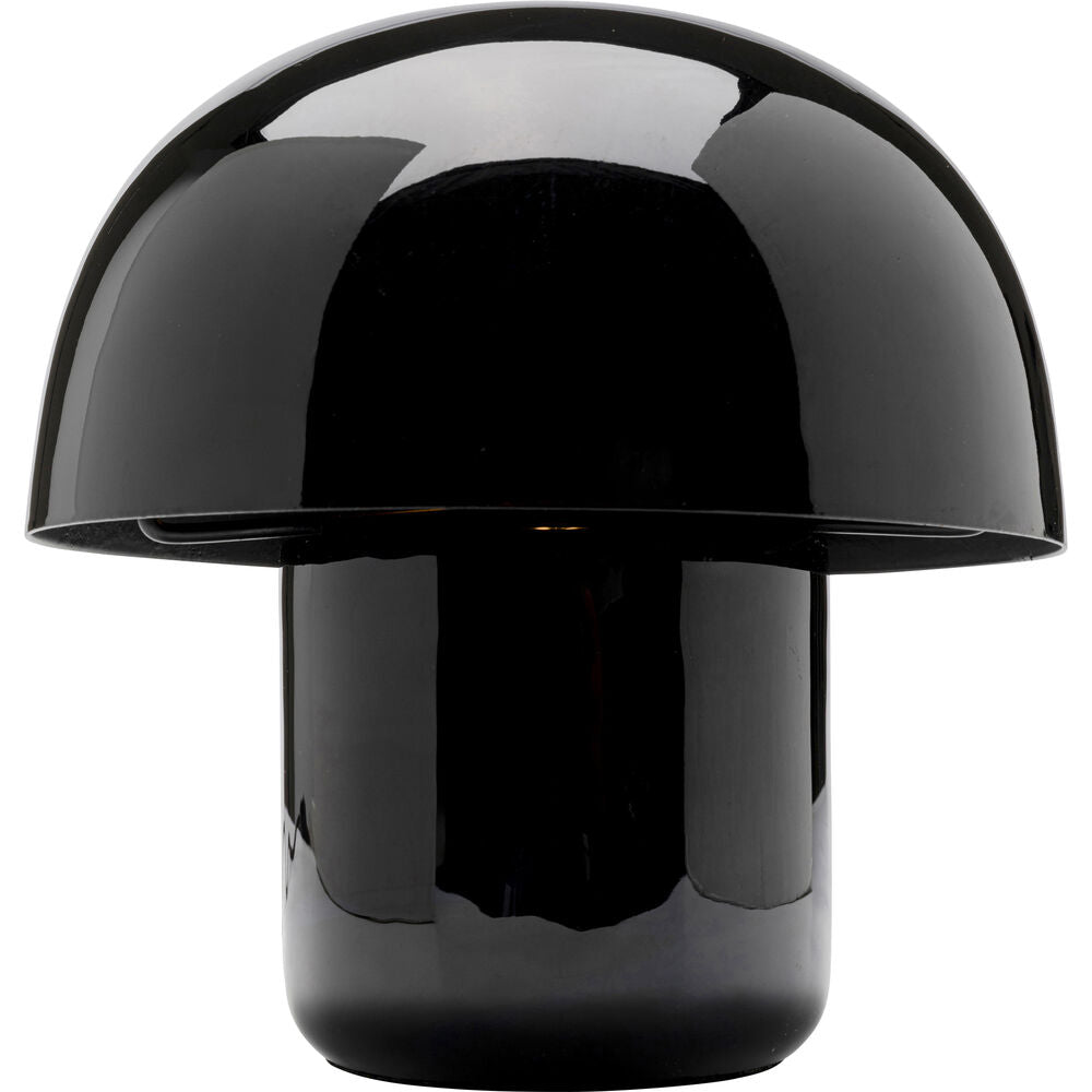 Table Lamp Mushroom Shiny Black 20cm