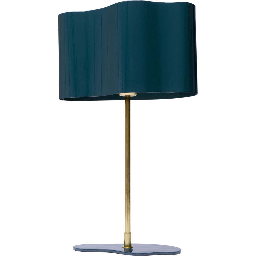 Table Lamp Cloudy Oval Petrol 49cm