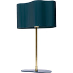 Table Lamp Cloudy Oval Petrol 49cm