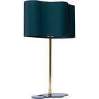 Table Lamp Cloudy Oval Petrol 49cm
