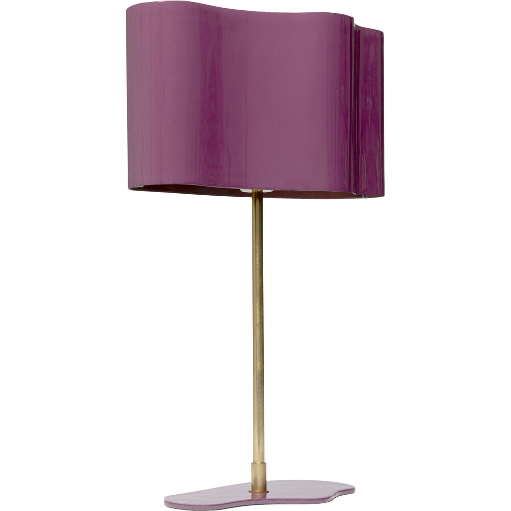 Table Lamp Cloudy Oval Plum 49cm