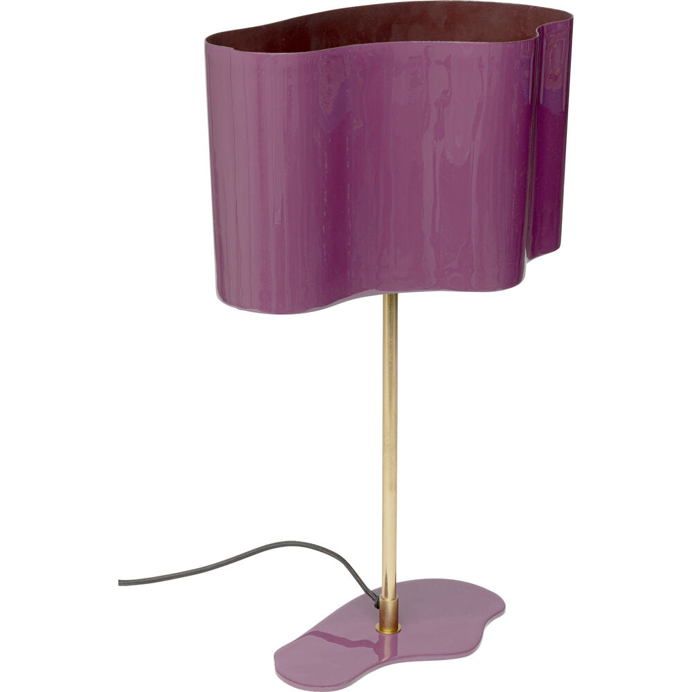 Table Lamp Cloudy Oval Plum 49cm