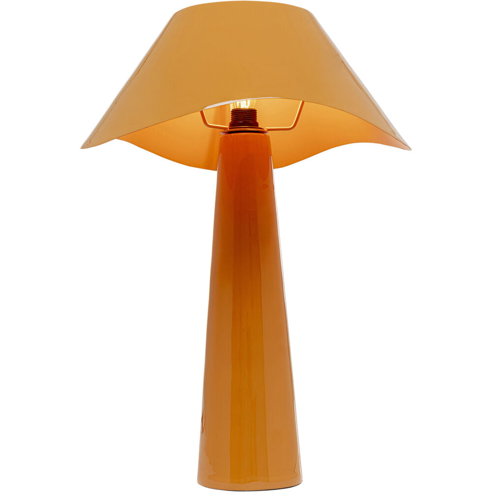 Table Lamp Cloudy Round Orange 49cm