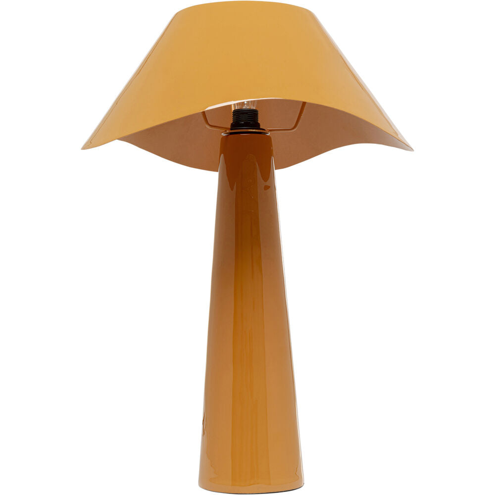 Table Lamp Cloudy Round Orange 49cm