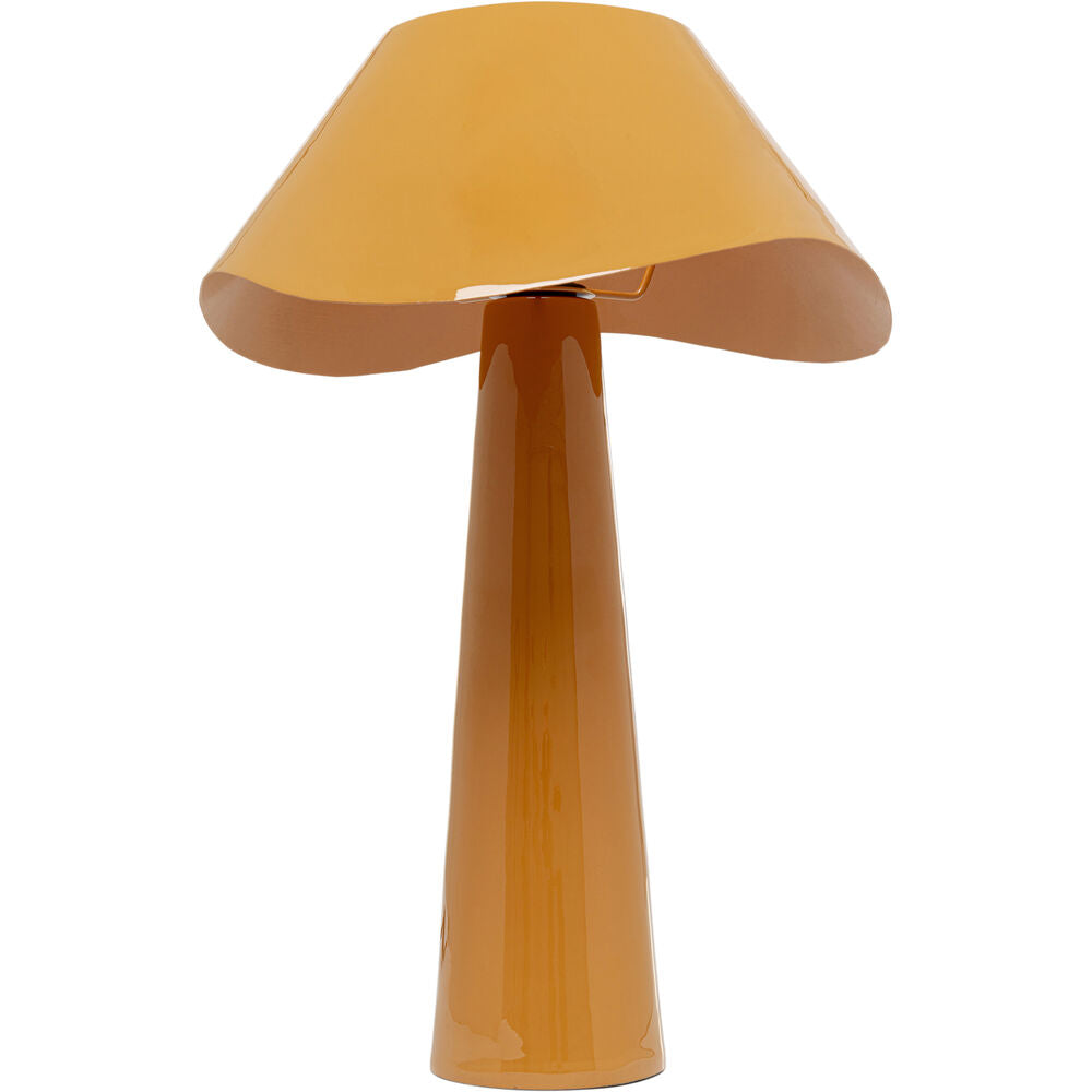 Table Lamp Cloudy Round Orange 49cm