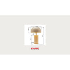 Table Lamp Loungy Ecru White
