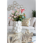 Vase Sunflowers White 30cm