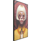 Framed Picture LED Fancy Blonde Lady 120x80cm