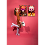 Framed Picture LED Fancy Blonde Lady 120x80cm