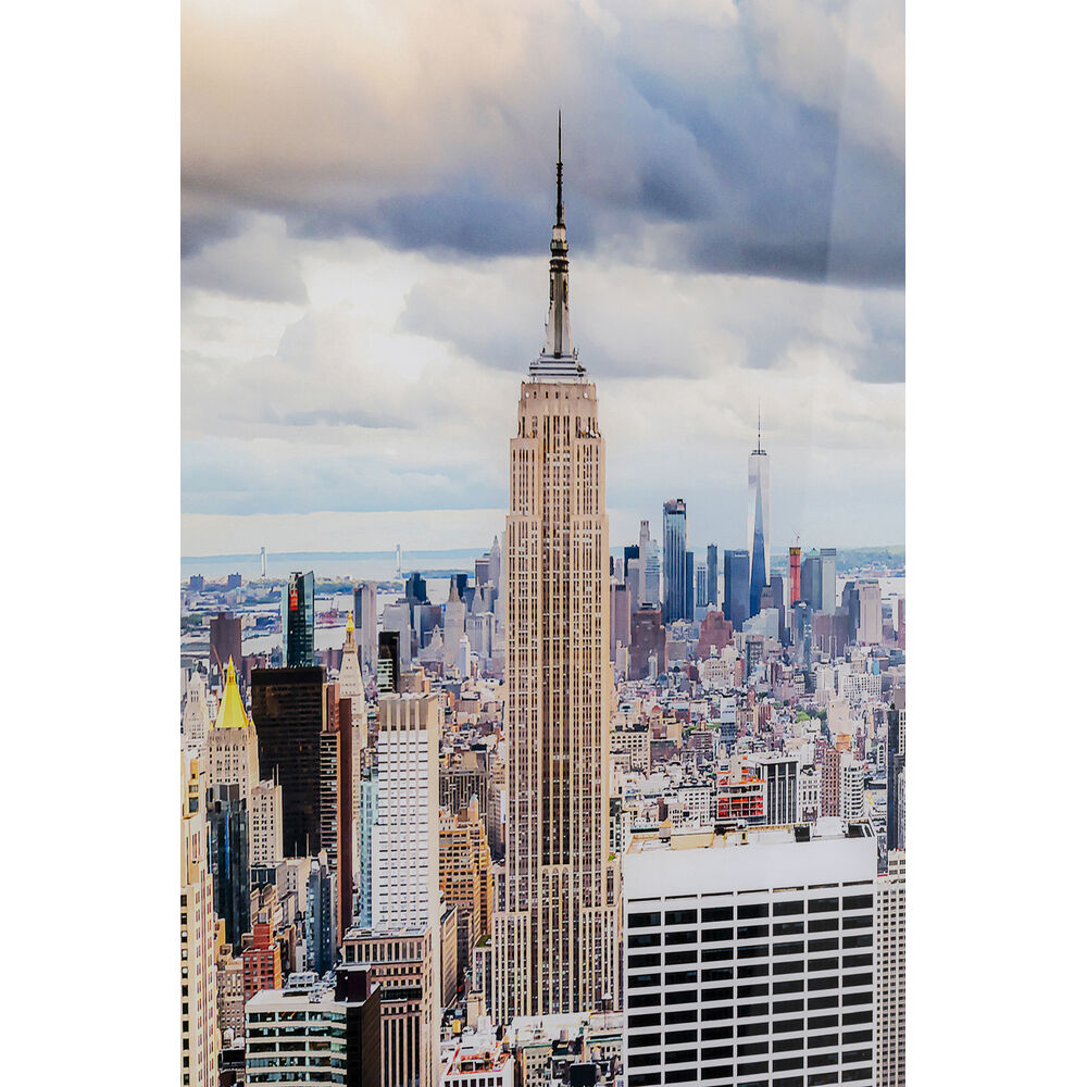 Glass Picture City View 150x100cm