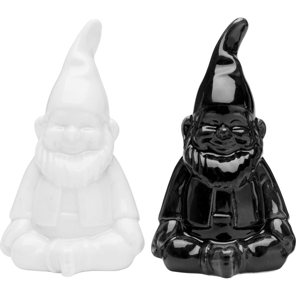 Salt and Pepper Shaker Gnome Black/White (2/Set)