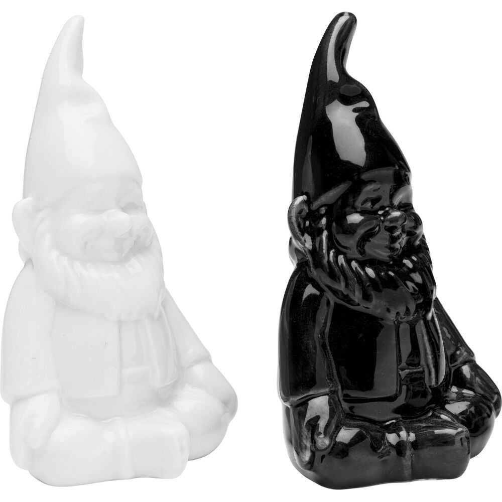 Salt and Pepper Shaker Gnome Black/White (2/Set)