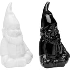 Salt and Pepper Shaker Gnome Black/White (2/Set)