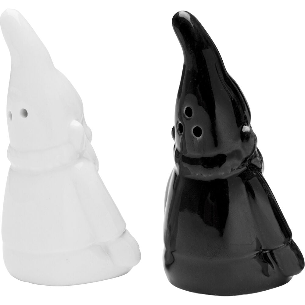 Salt and Pepper Shaker Gnome Black/White (2/Set)