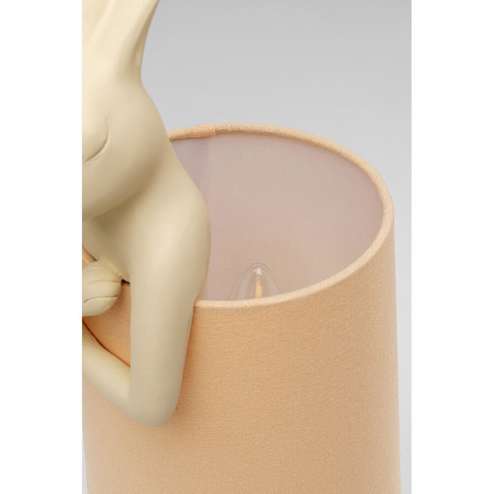 Table Lamp Animal Rabbit Peach 50cm