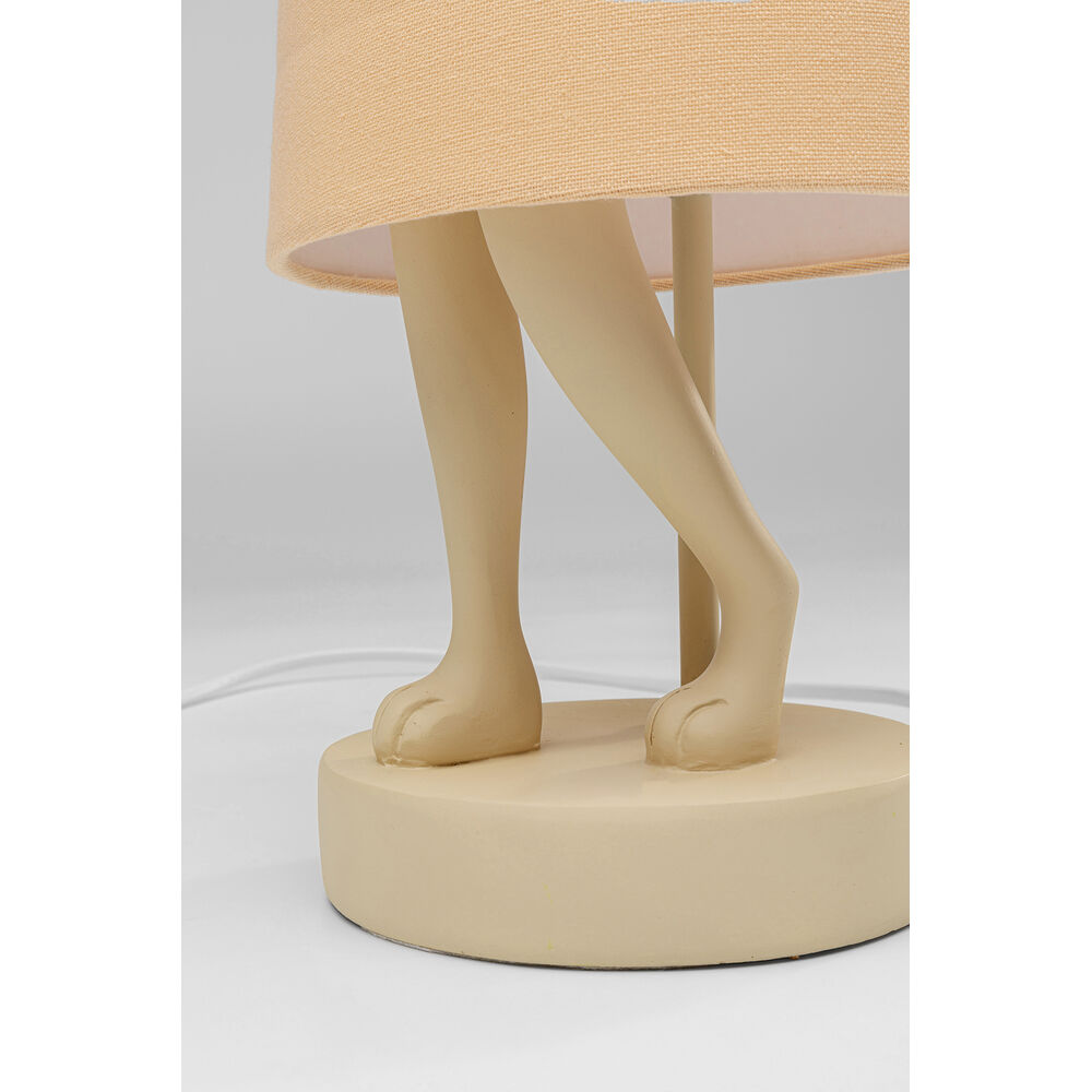 Table Lamp Animal Rabbit Peach 50cm