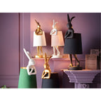 Table Lamp Animal Rabbit Peach 50cm