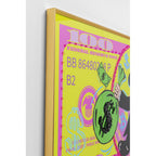 Framed Picture Graffiti Money 70x160cm