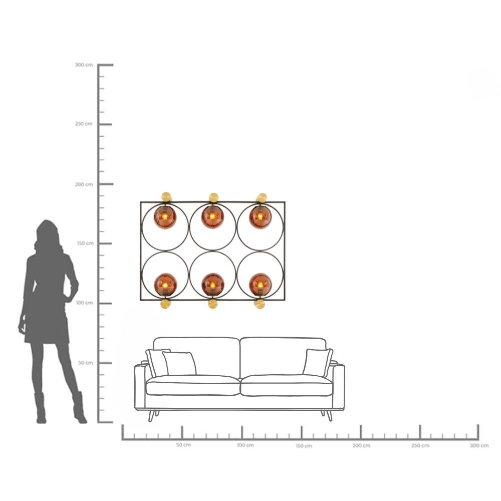 Wall Lamp Balance Circle 96x122cm