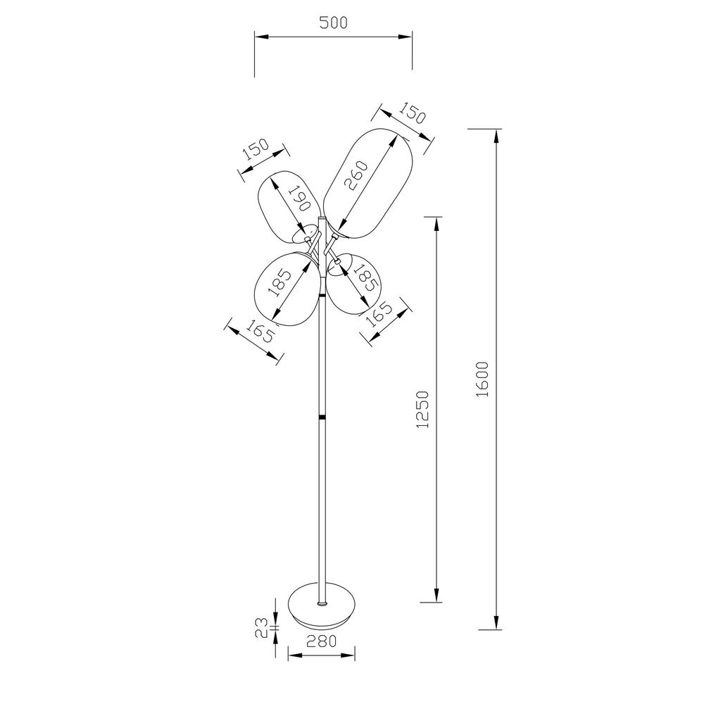 Floor Lamp Balloon Dance 160cm