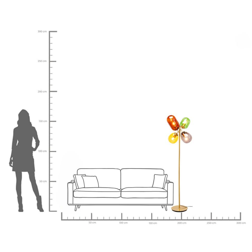 Floor Lamp Balloon Dance 160cm