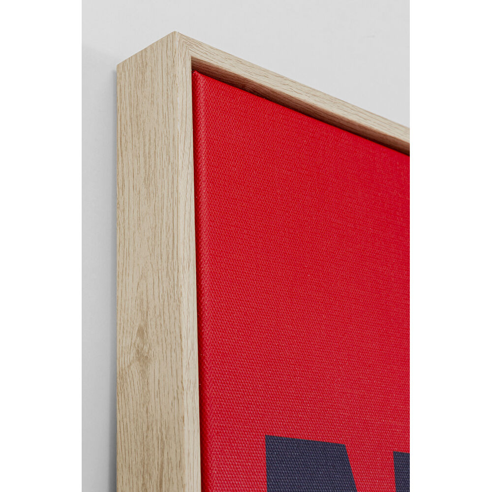 Framed Picture Need Money 80x80cm