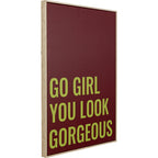 Framed Picture Go Girl 50x70cm