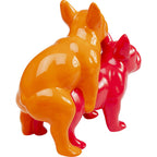 Deco Figurine Love Dogs Pink Duo Pop