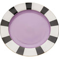 Plate Harlequin Purple 31cm (4/Set)