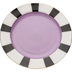 Plate Harlequin Purple 31cm (4/Set)