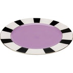 Plate Harlequin Purple 31cm (4/Set)