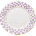Plate Harlequin Purple 21cm (4/Set)
