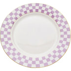 Plate Harlequin Purple 21cm (4/Set)